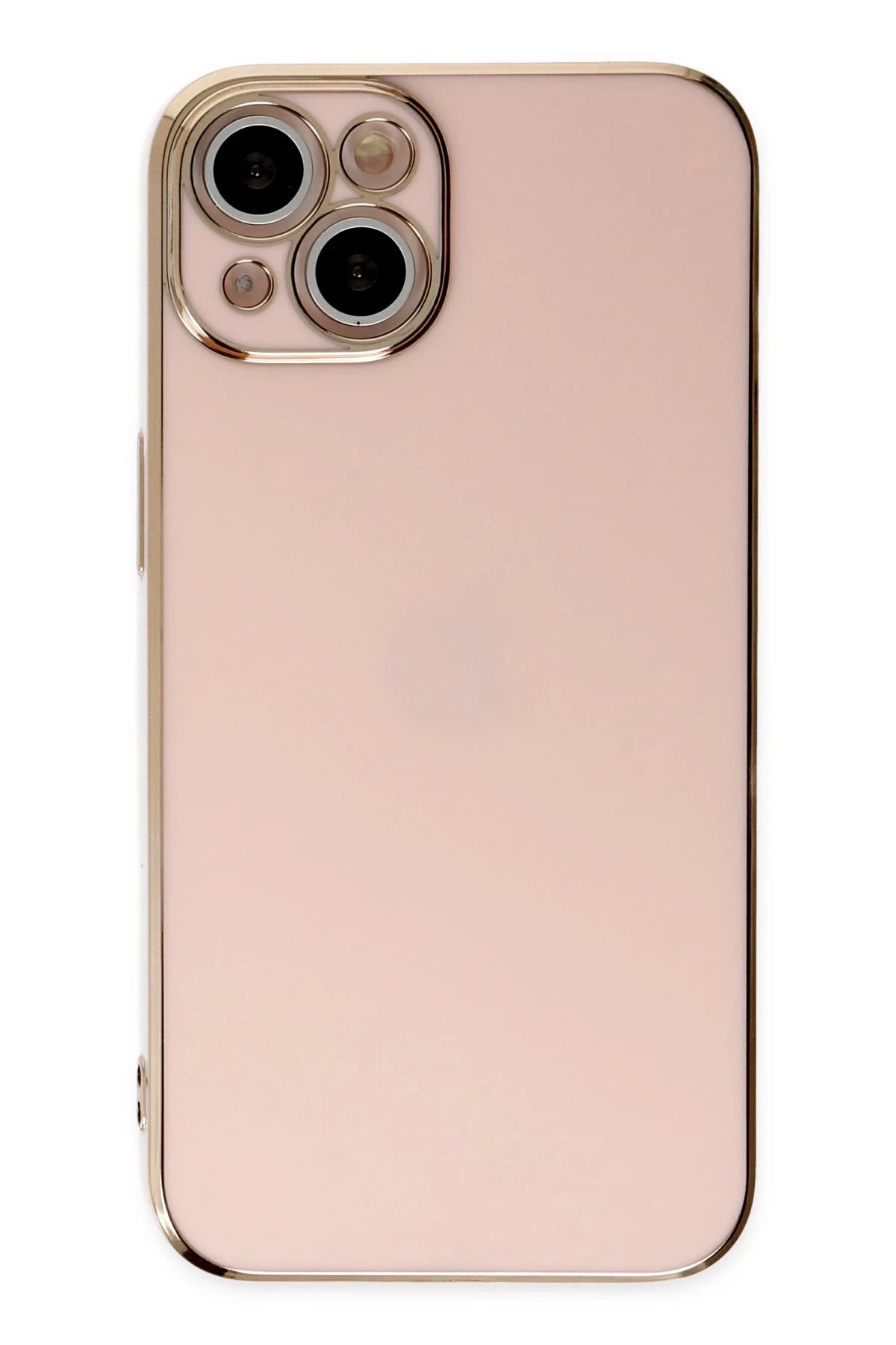 iPhone 14 Kılıf Volet Silikon - Pembe-(5796) - Görsel 2