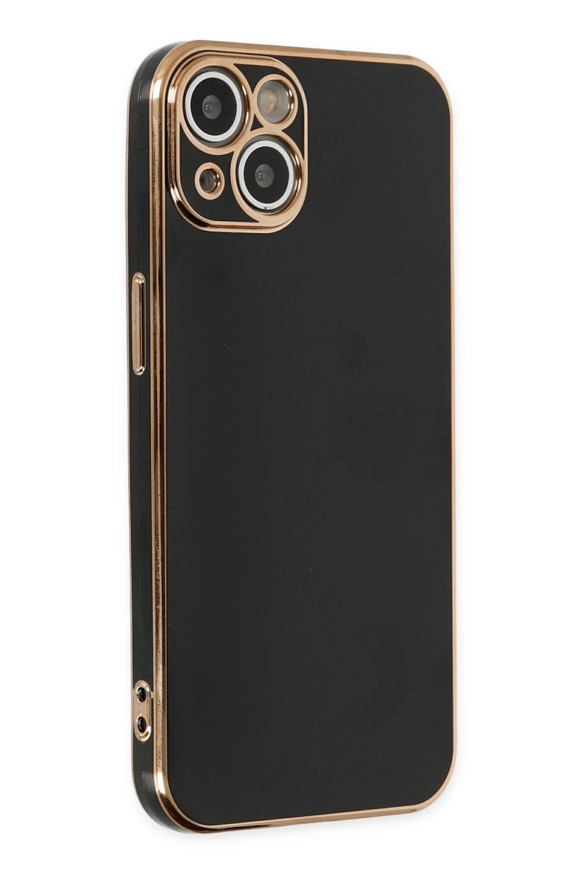 iPhone 14 Plus Kılıf Volet Silikon - Siyah-(5796)