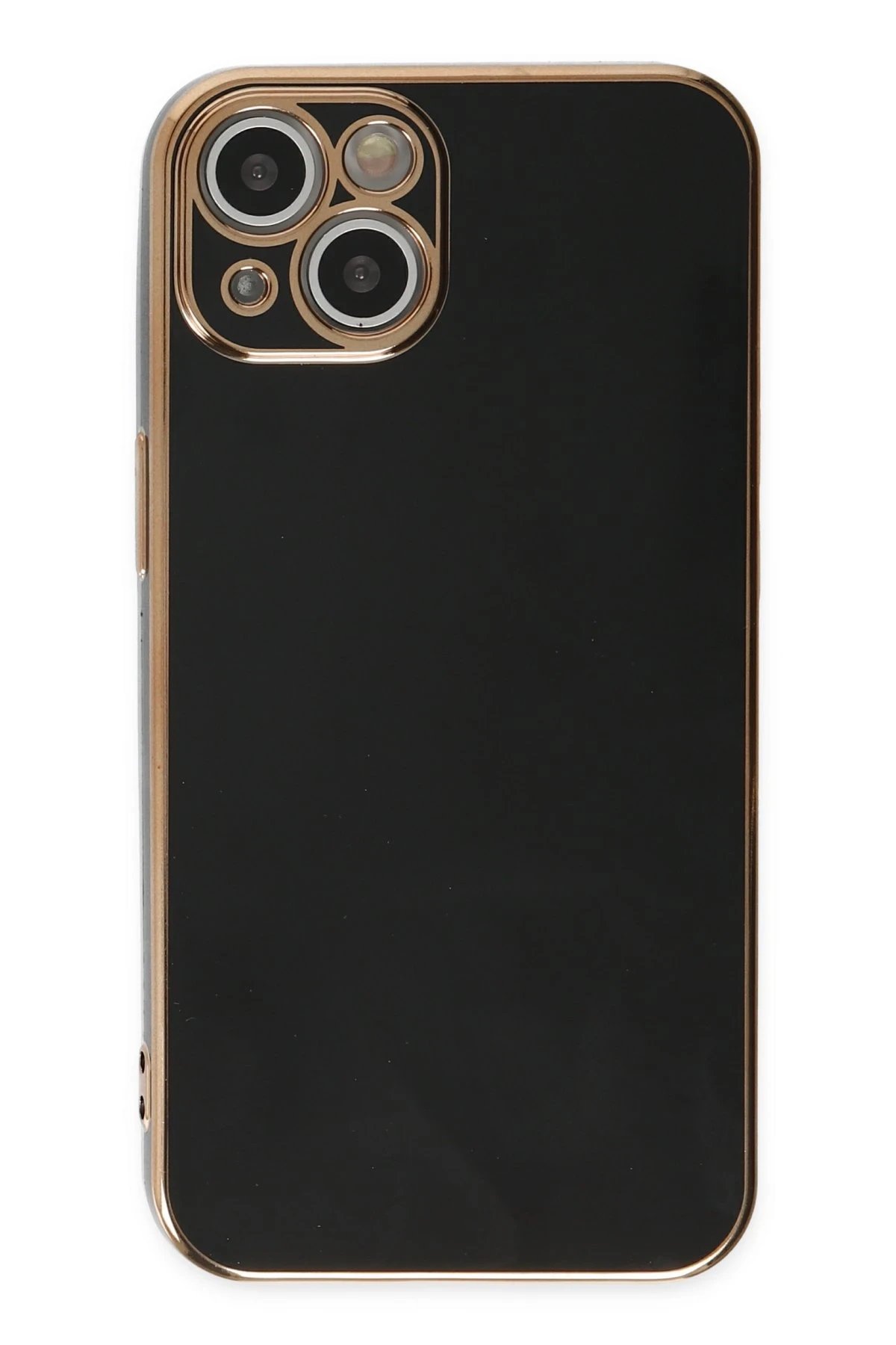 iPhone 14 Plus Kılıf Volet Silikon - Siyah-(5796) - Görsel 2