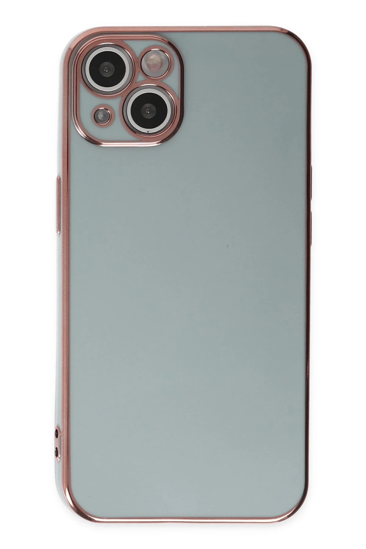 iPhone 14 Kılıf Volet Silikon - Açık Yeşil-(5796) - Görsel 2