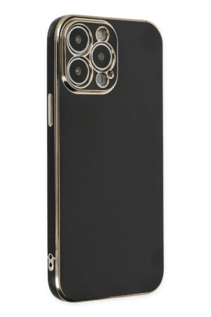 iPhone 14 Pro Max Kılıf Volet Silikon - Siyah-(5796)