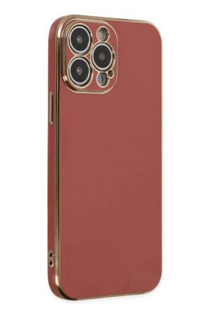 iPhone 14 Pro Max Kılıf Volet Silikon - Kırmızı-(5796)