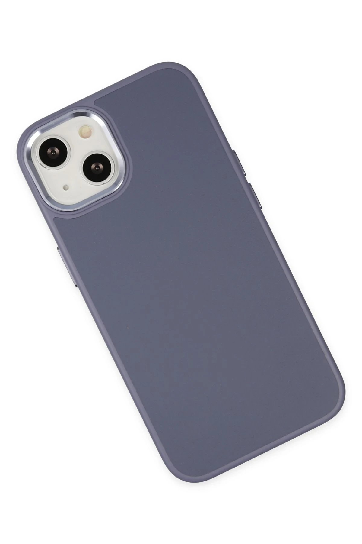 iPhone 14 Plus Kılıf Asya Deri Silikon - Mor-(5796) - Görsel 3