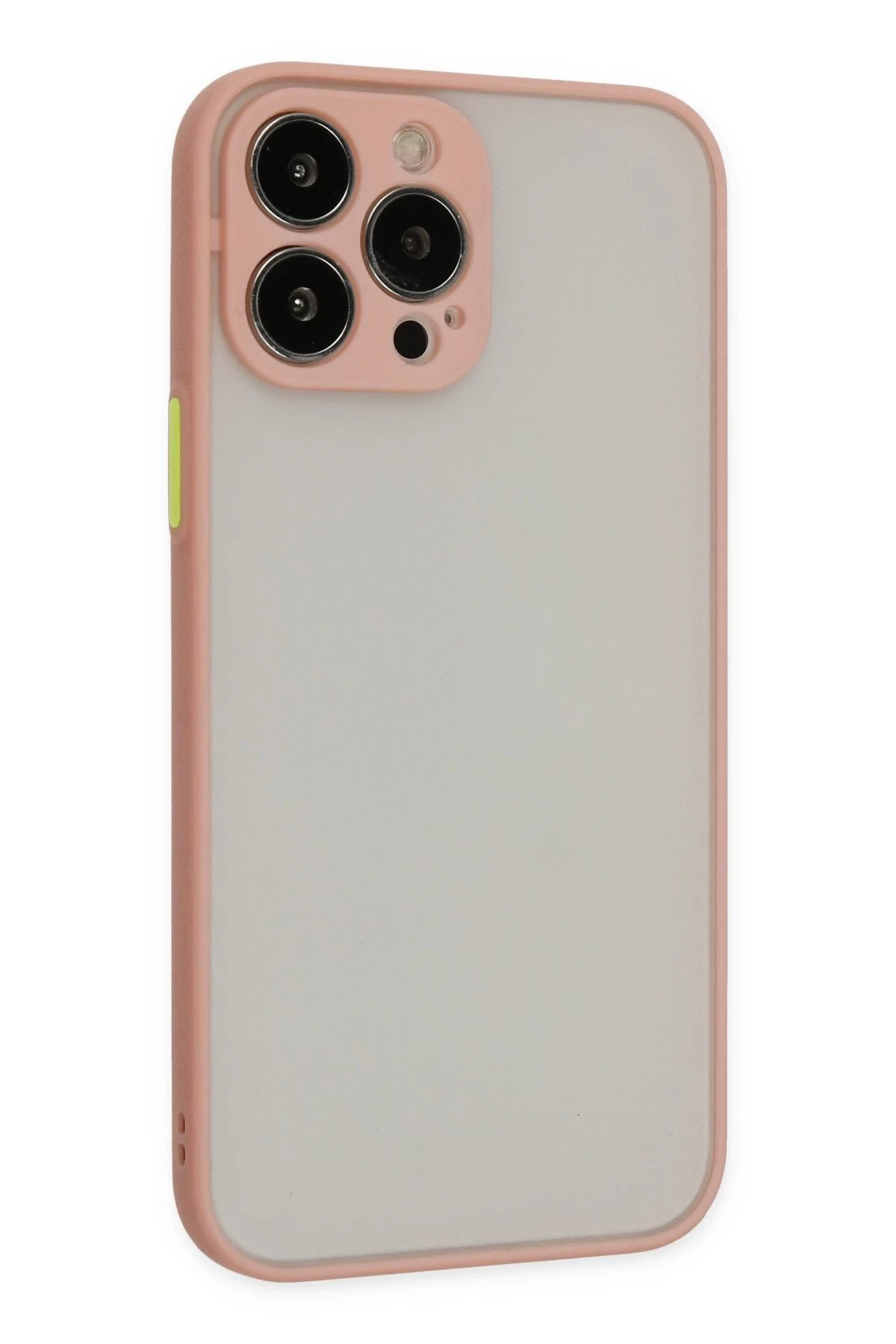 iPhone 14 Pro Kılıf Montreal Silikon Kapak - Pembe-(5796) - Görsel 2