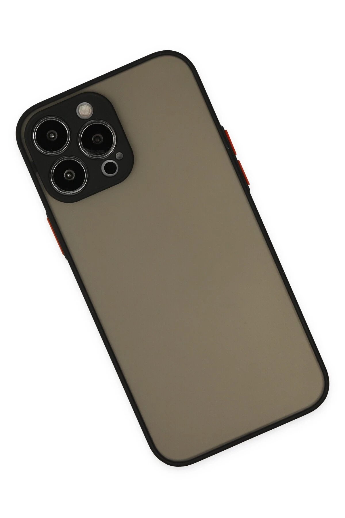 iPhone 14 Pro Max Kılıf Montreal Silikon Kapak - Siyah-(5796) - Görsel 3