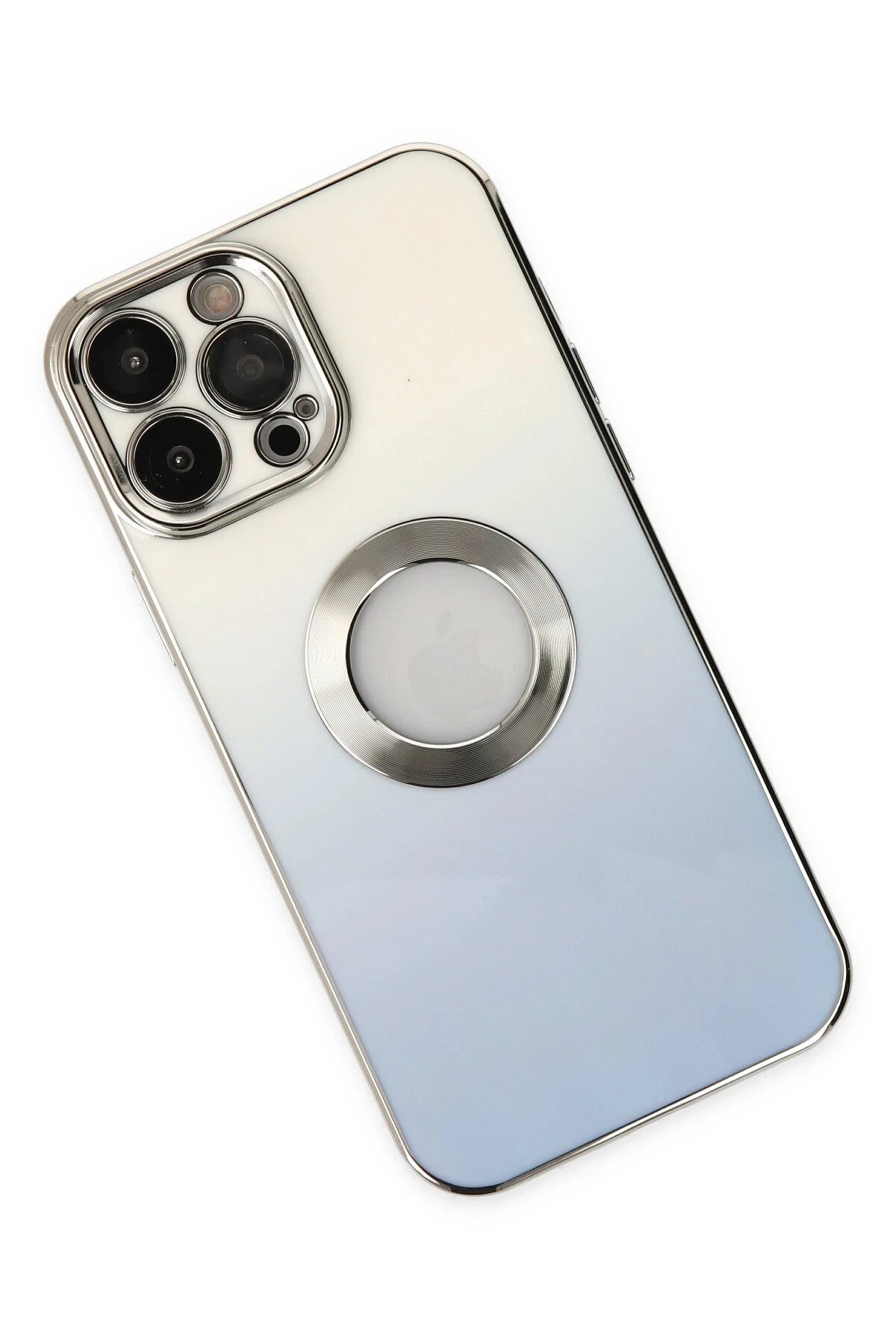 iPhone 14 Pro Max Kılıf Best Silikon - Mavi-(5796) - Görsel 3