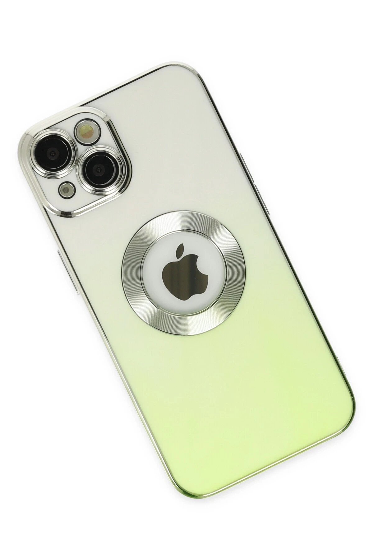 iPhone 14 Plus Kılıf Best Silikon - Yeşil-(5796) - Görsel 3