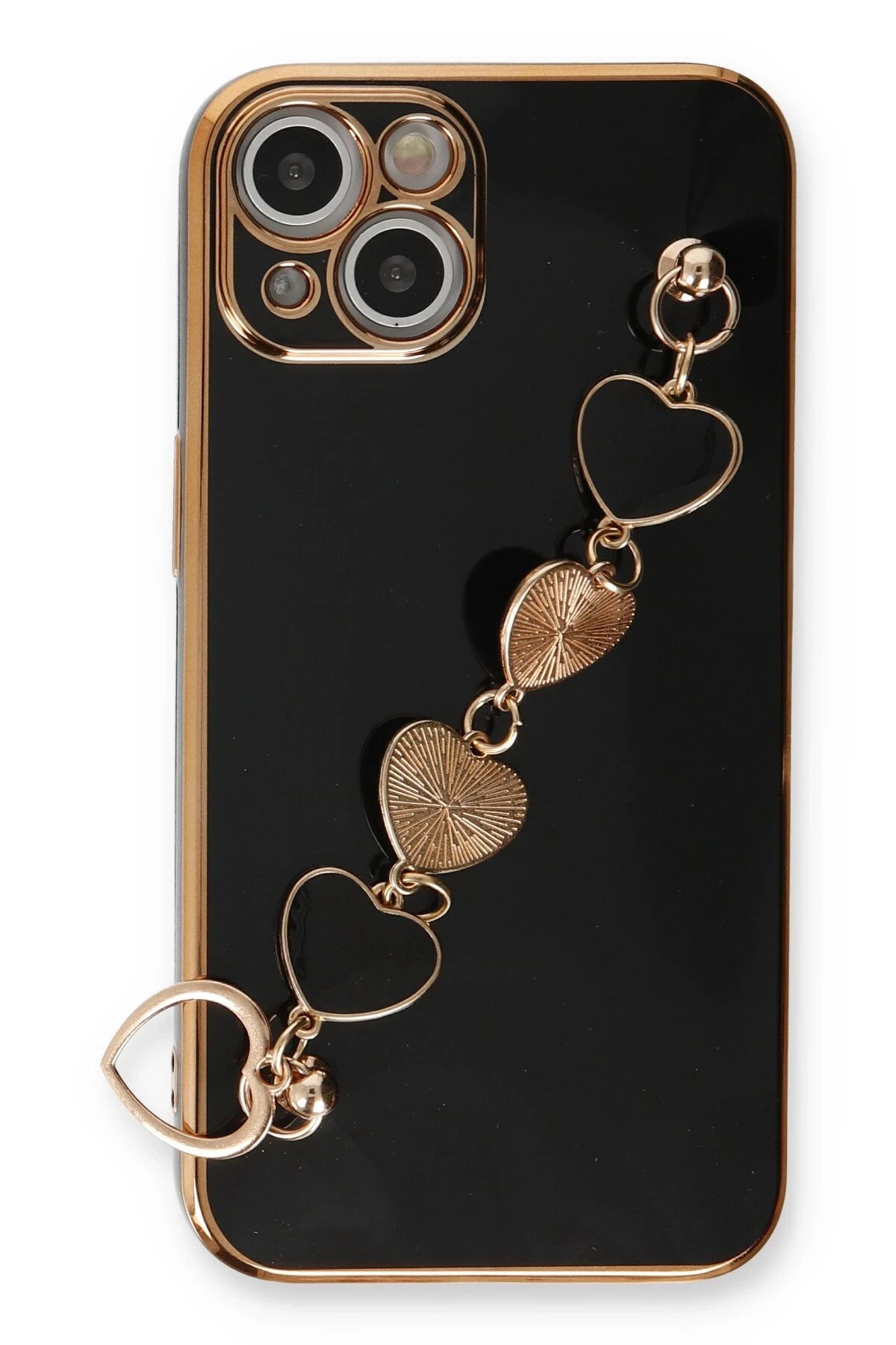 iPhone 14 Plus Kılıf Esila Silikon - Siyah-(5796) - Görsel 2