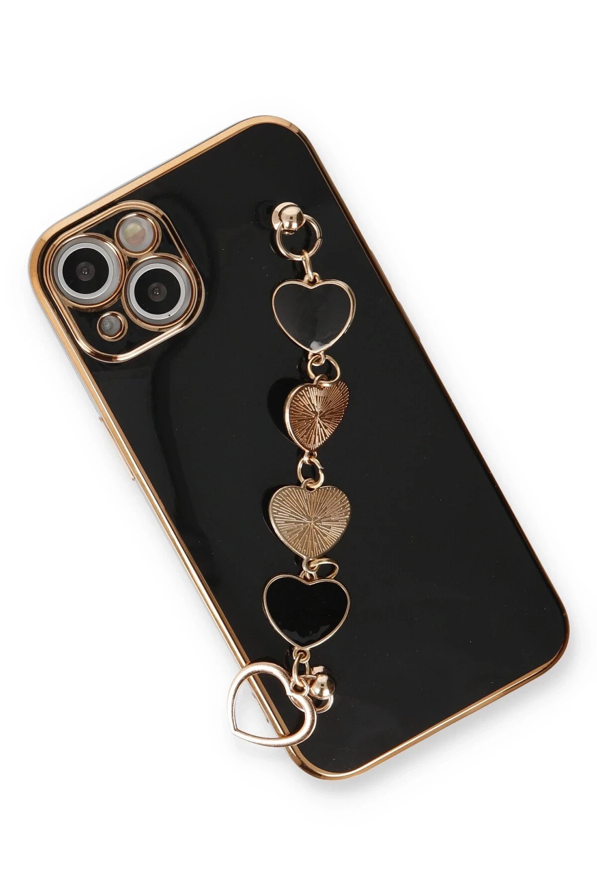 iPhone 14 Plus Kılıf Esila Silikon - Siyah-(5796) - Görsel 3