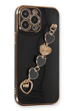 iPhone 14 Pro Kılıf Esila Silikon - Siyah-(5796)