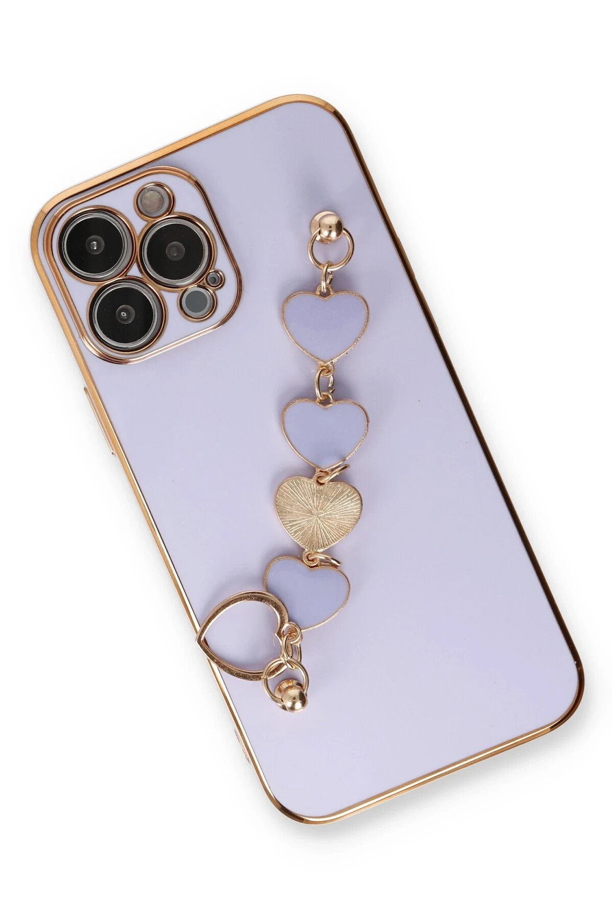 iPhone 14 Pro Kılıf Esila Silikon - Lila-(5796) - Görsel 3