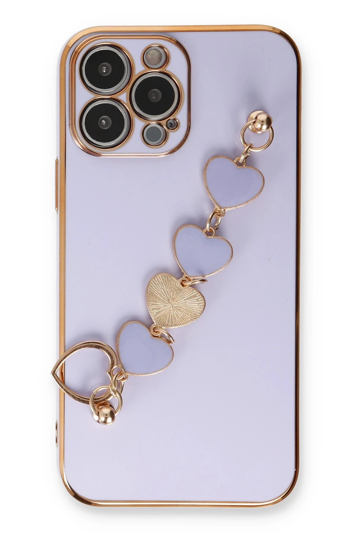 iPhone 14 Pro Max Kılıf Esila Silikon - Lila-(5796) - Görsel 2