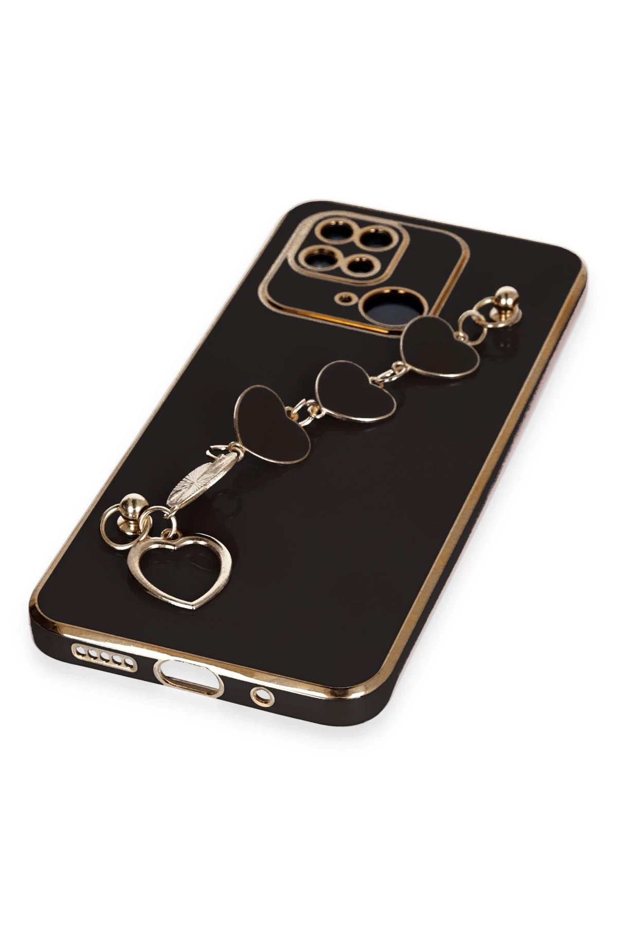 Xiaomi Redmi 10C Kılıf Esila Silikon - Siyah-(5796) - Görsel 4