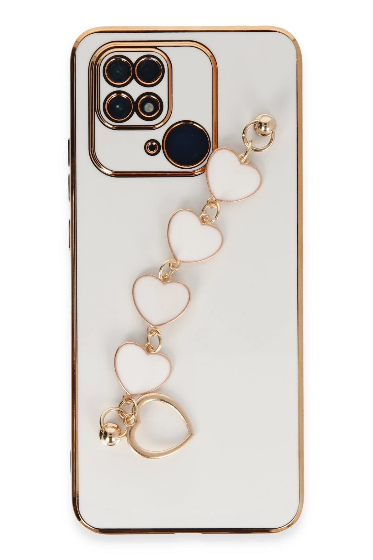 Xiaomi Redmi 10C Kılıf Esila Silikon - Beyaz-(5796)