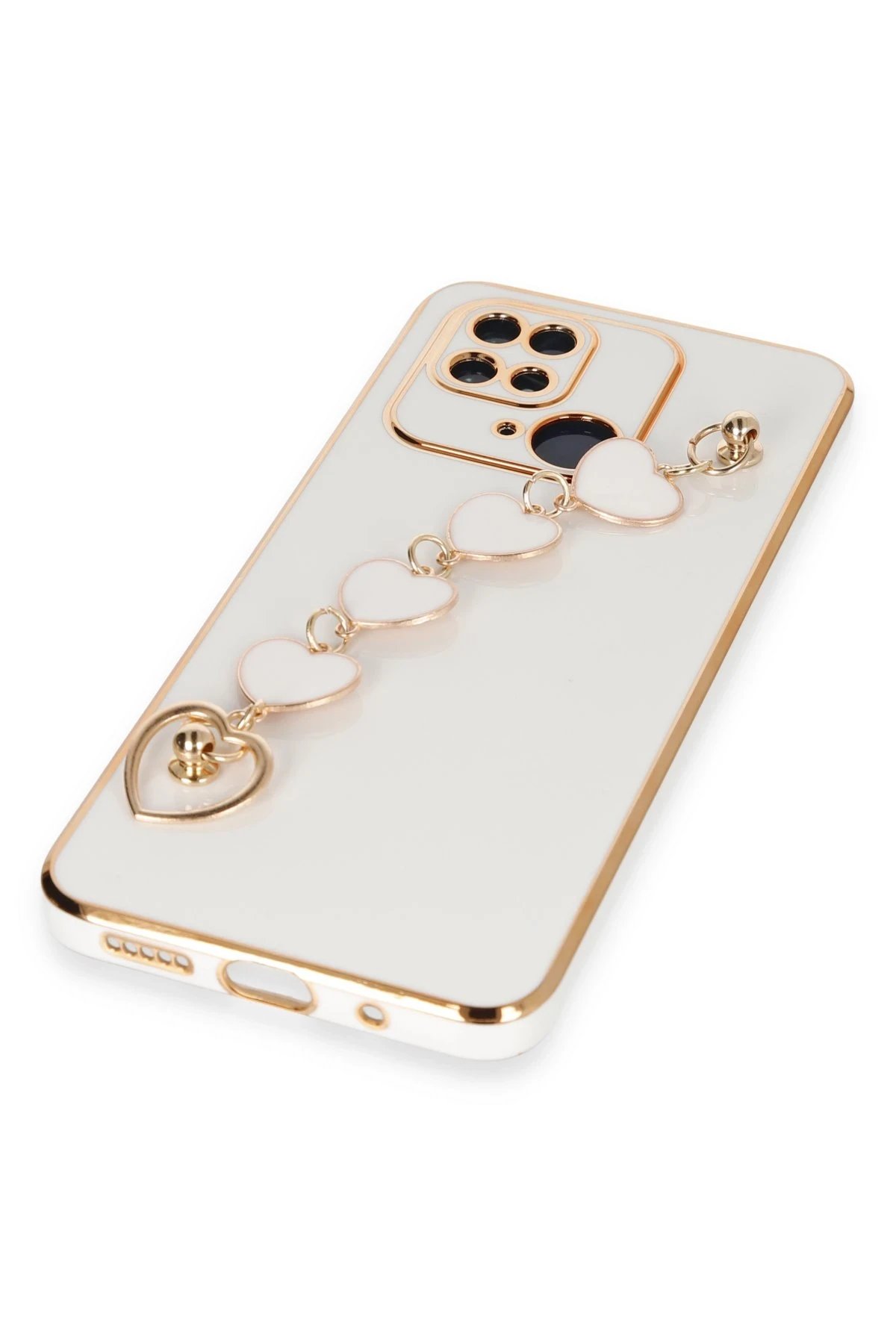 Xiaomi Redmi 10C Kılıf Esila Silikon - Beyaz-(5796) - Görsel 4