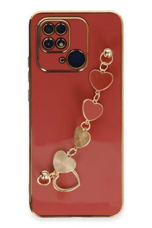 Xiaomi Redmi 10C Kılıf Esila Silikon - Kırmızı-(5796)