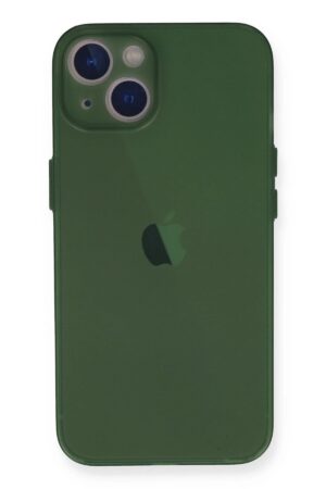 iPhone 14 Plus Kılıf PP Ultra İnce Kapak - Yeşil-(5796)