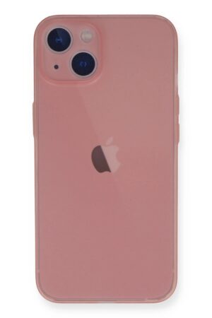 iPhone 14 Plus Kılıf PP Ultra İnce Kapak - Pembe-(5796)
