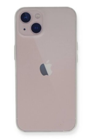 iPhone 14 Plus Kılıf PP Ultra İnce Kapak - Beyaz-(5796)