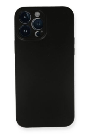 iPhone 14 Pro Kılıf PP Ultra İnce Kapak - Siyah-(5796)