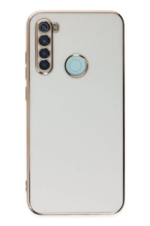 Xiaomi Redmi Note 8 Kılıf Volet Silikon - Beyaz-(5796)