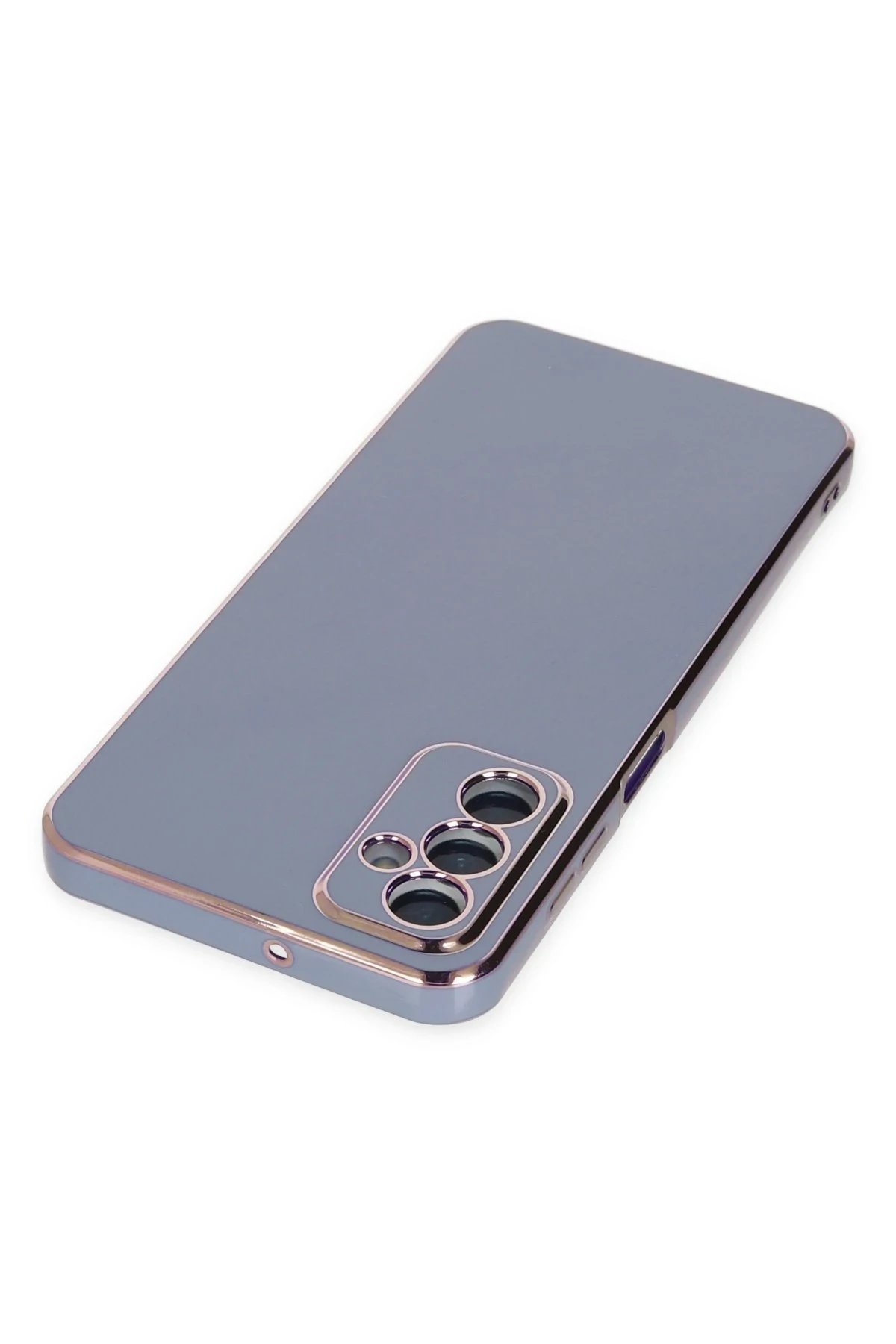 Samsung Galaxy M23 Kılıf Volet Silikon - Mavi-(5796) - Görsel 4