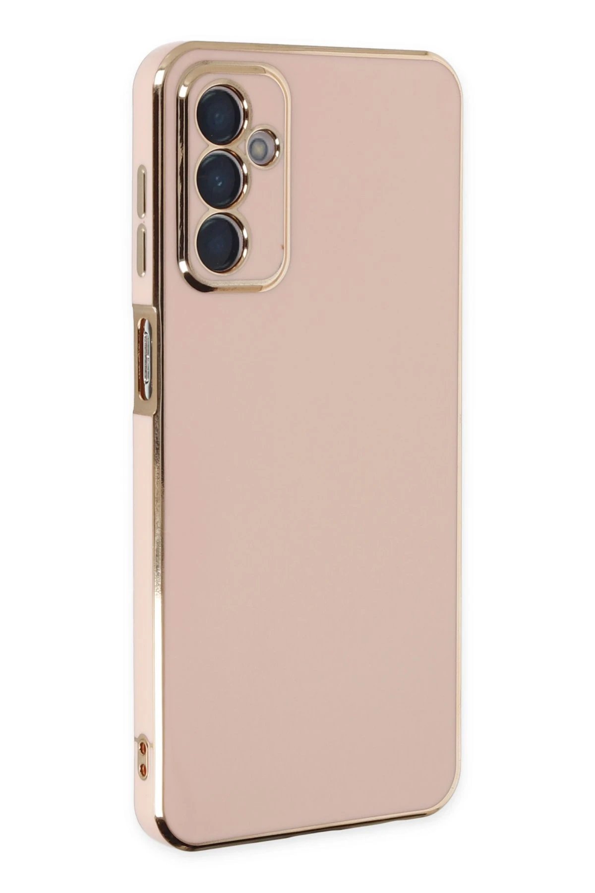 Samsung Galaxy M23 Kılıf Volet Silikon - Pembe-(5796) - Görsel 2