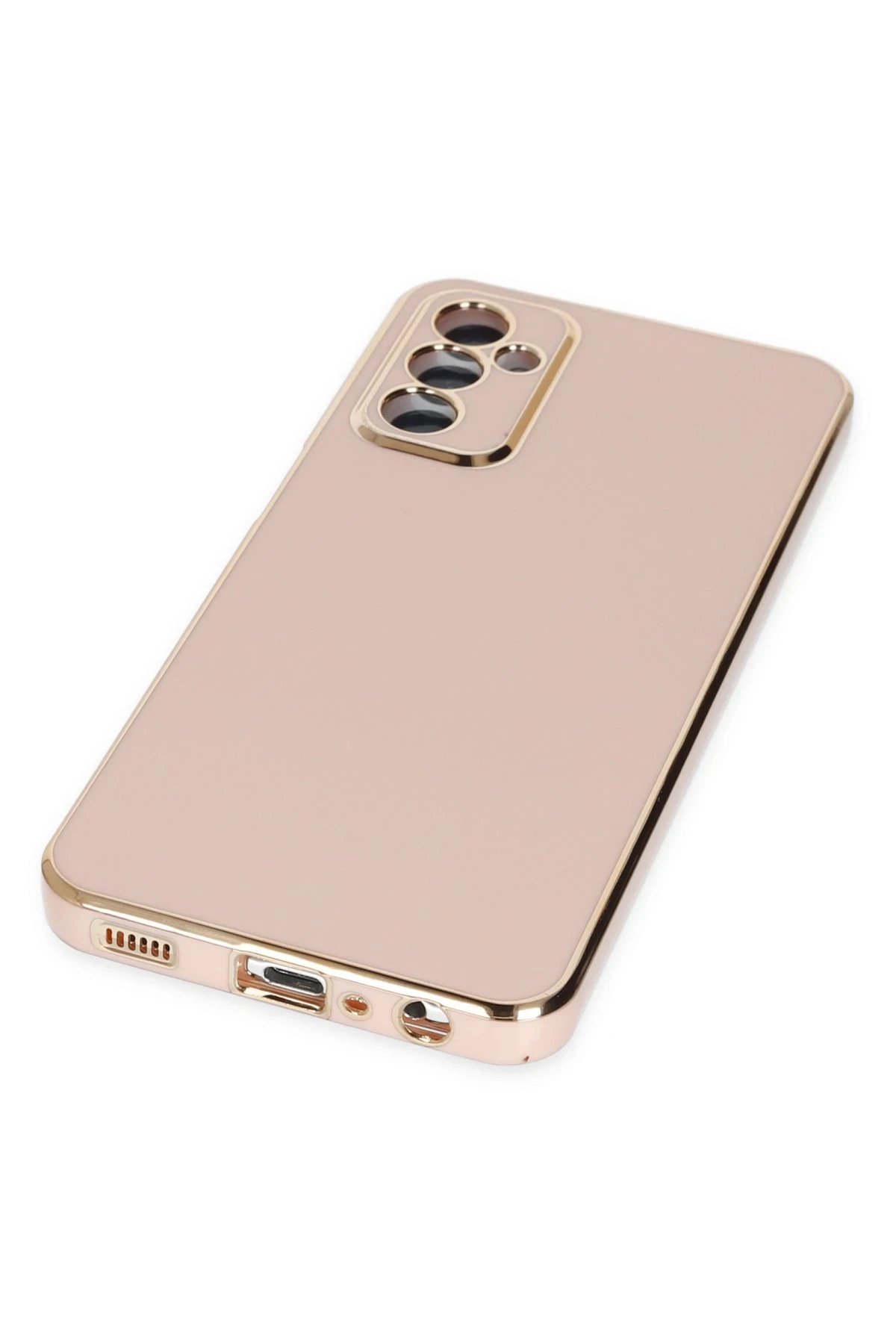 Samsung Galaxy M23 Kılıf Volet Silikon - Pembe-(5796) - Görsel 5