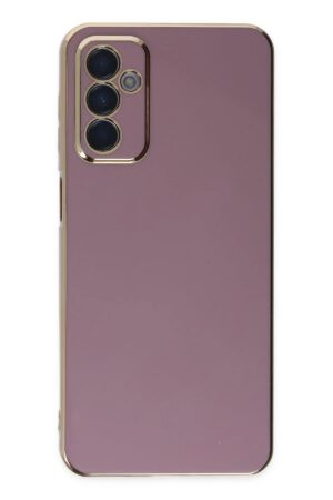 Samsung Galaxy M23 Kılıf Volet Silikon - Mor-(5796)