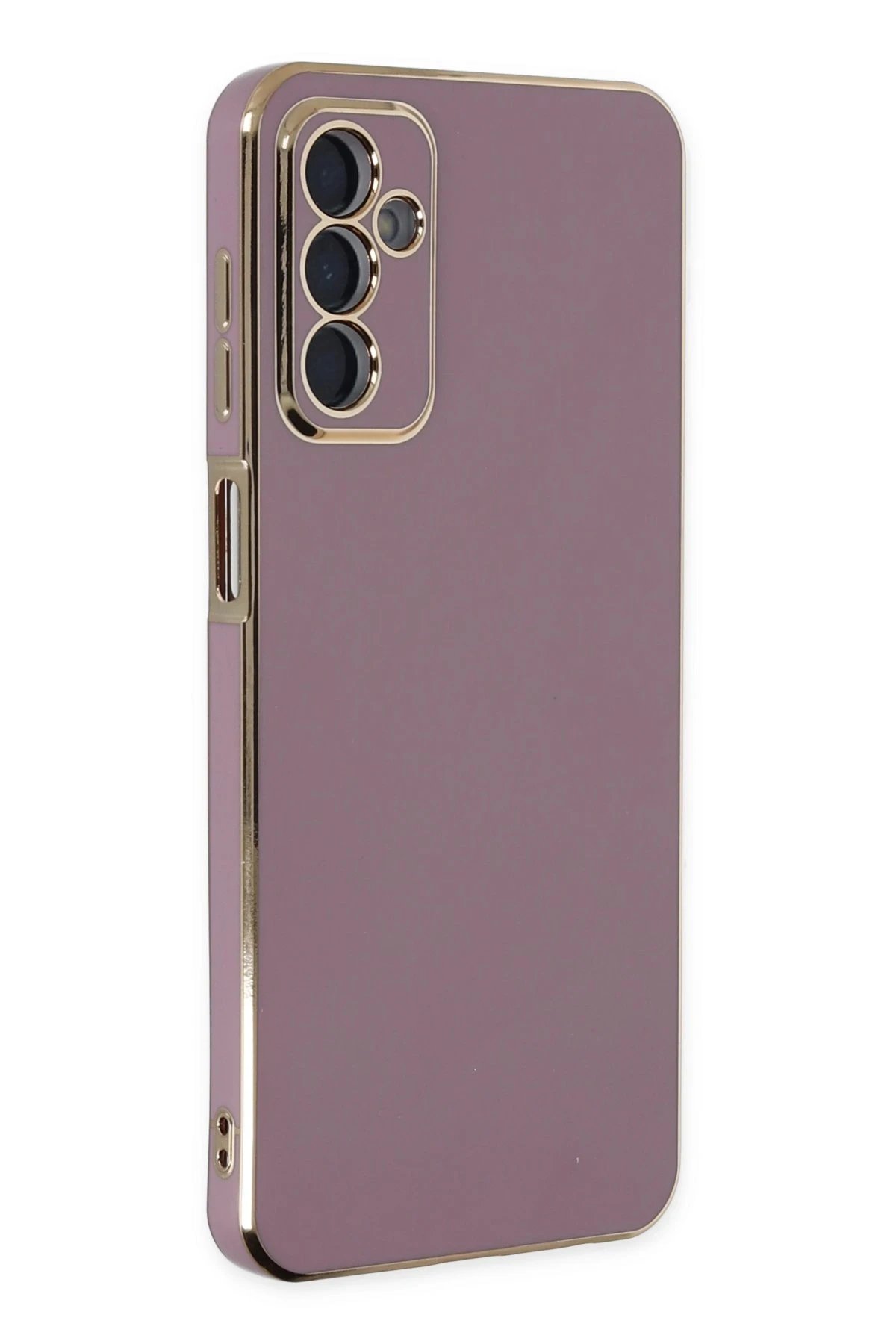 Samsung Galaxy M23 Kılıf Volet Silikon - Mor-(5796) - Görsel 2