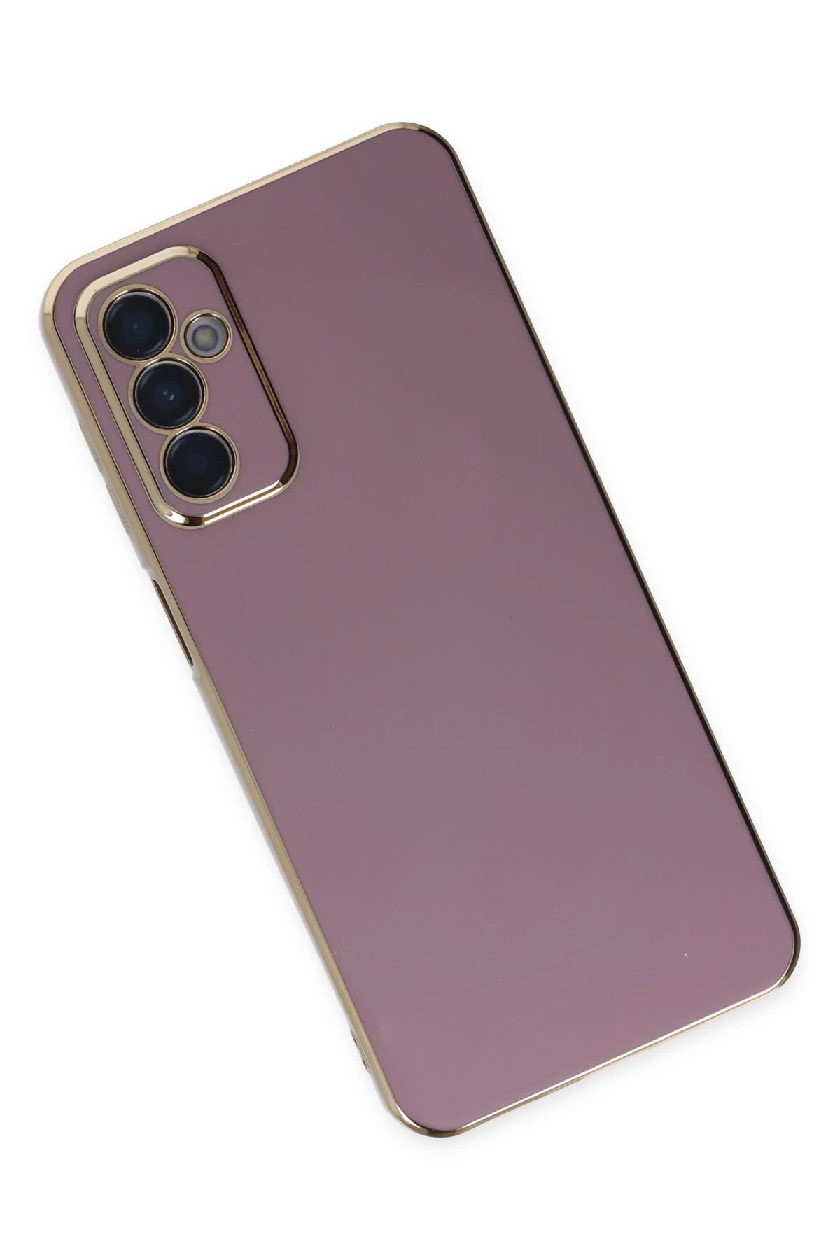 Samsung Galaxy M23 Kılıf Volet Silikon - Mor-(5796) - Görsel 3