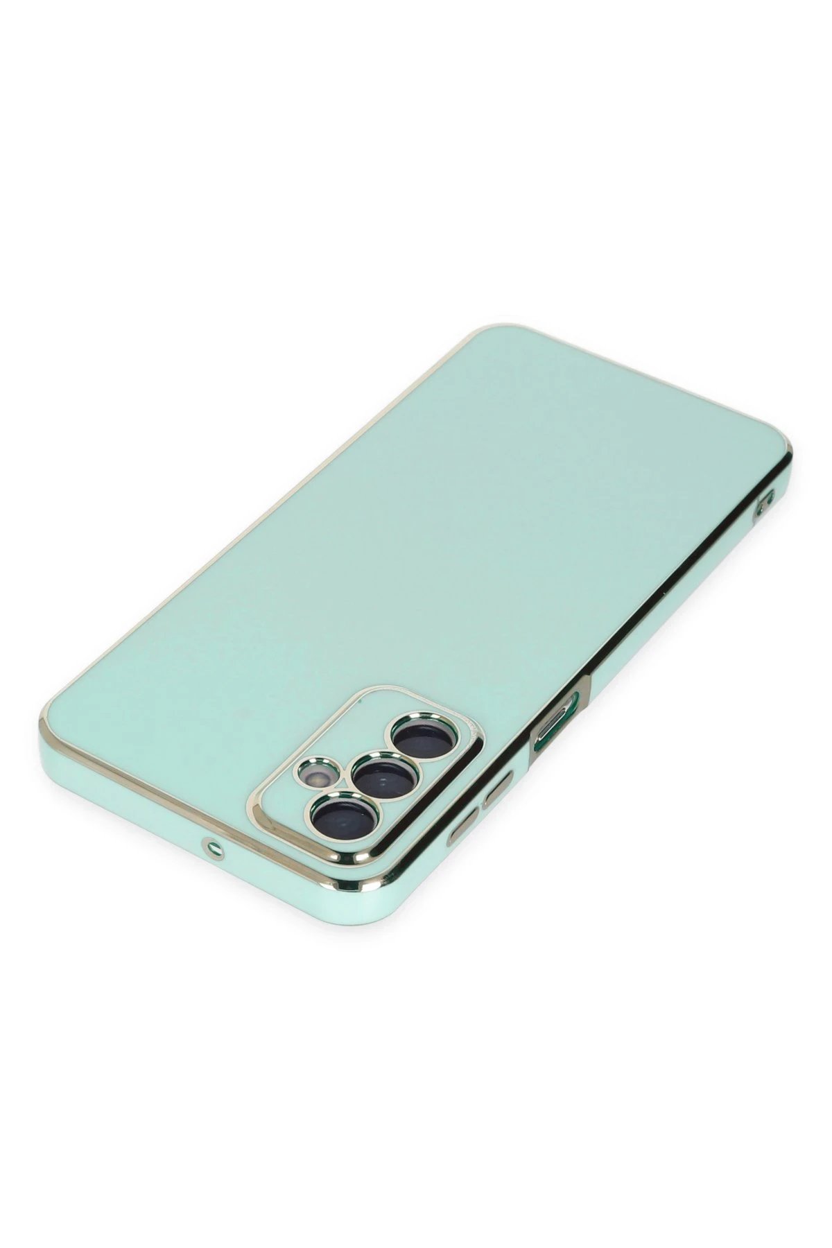 Samsung Galaxy M23 Kılıf Volet Silikon - Açık Yeşil-(5796) - Görsel 4
