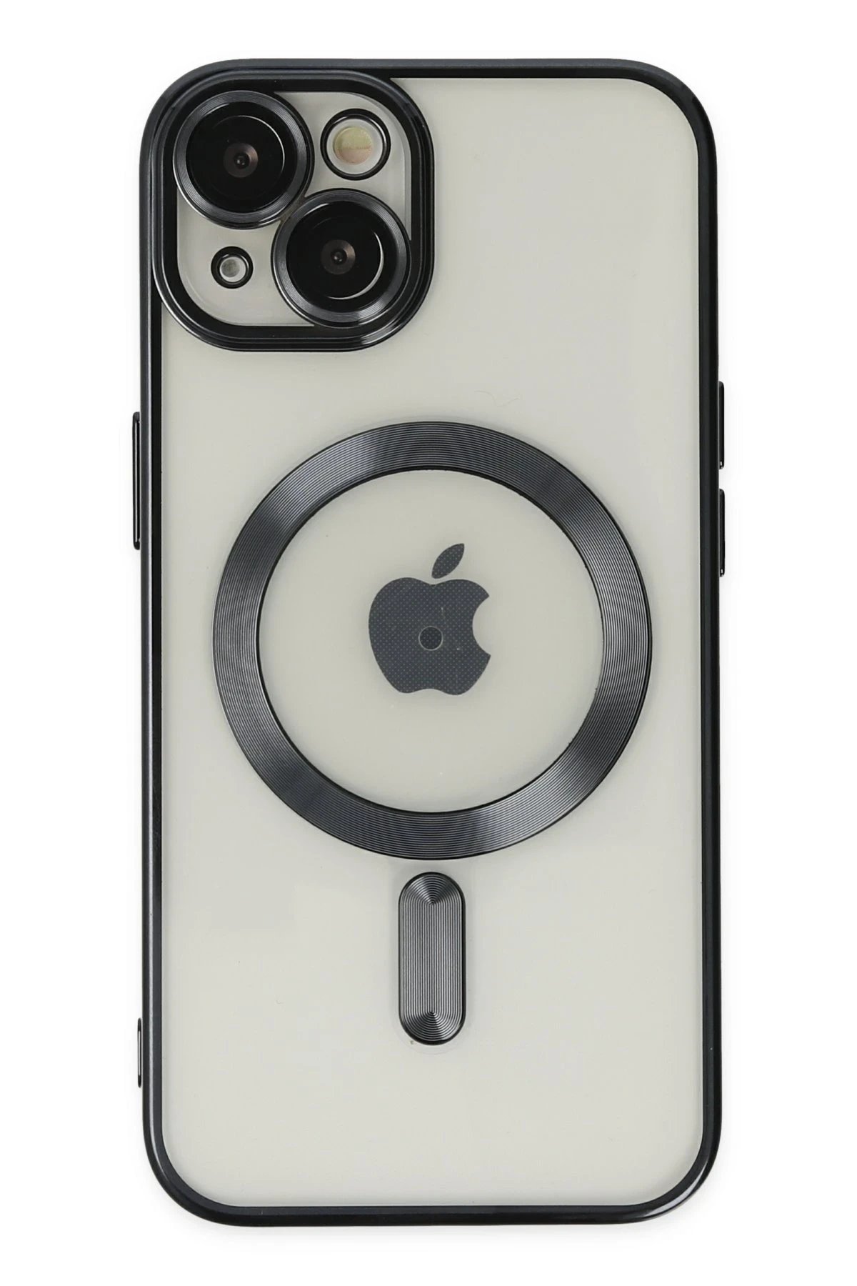 iPhone 14 Kılıf Kross Magneticsafe Kapak - Siyah-(5796)