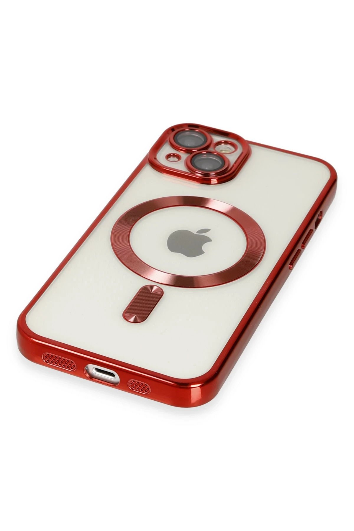 iPhone 14 Plus Kılıf Kross Magneticsafe Kapak - Kırmızı-(5796) - Görsel 5