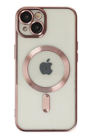 iPhone 14 Plus Kılıf Kross Magneticsafe Kapak - Rose-(5796)