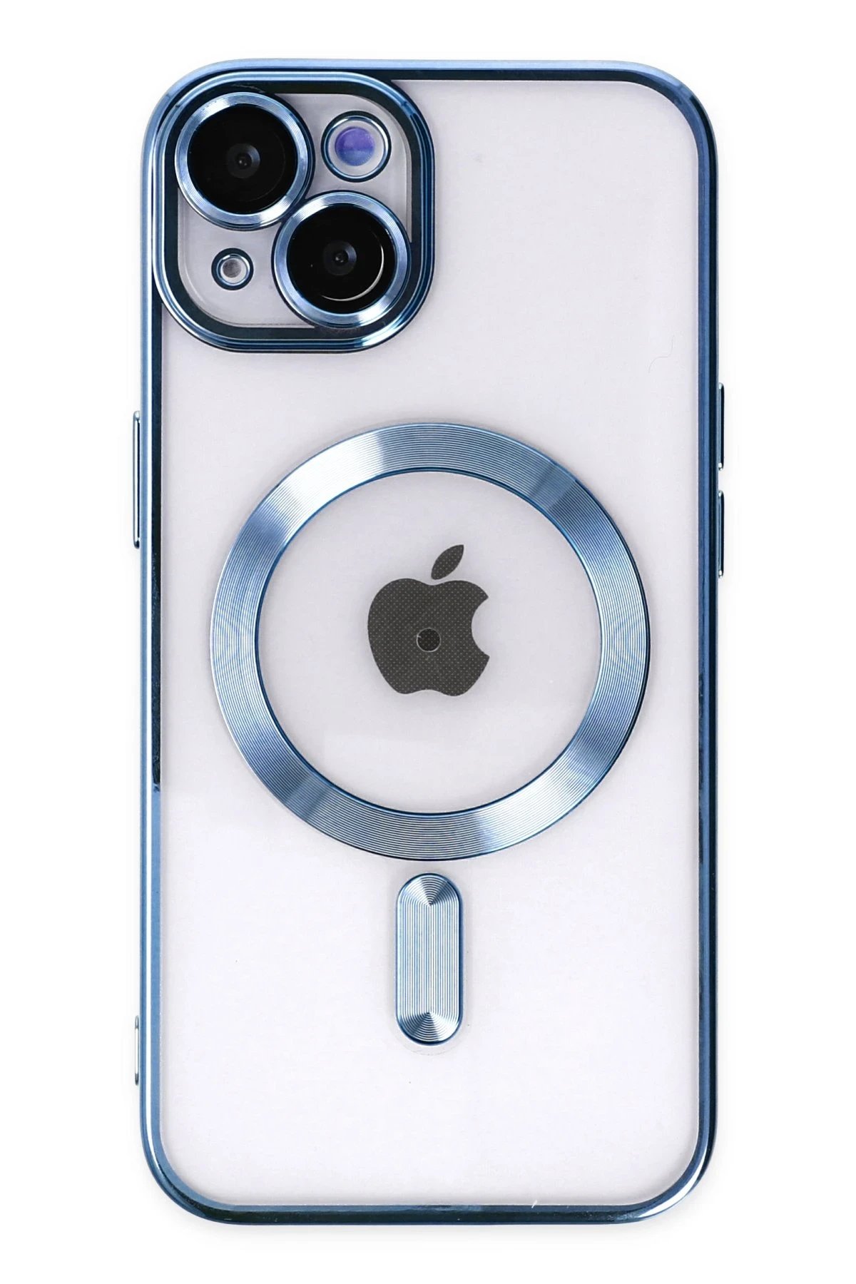 iPhone 14 Plus Kılıf Kross Magneticsafe Kapak - Sierra Blue-(5796)
