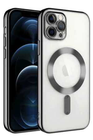 iPhone 14 Pro Max Kılıf Kross Magneticsafe Kapak - Siyah-(5796)