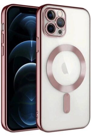 iPhone 14 Pro Max Kılıf Kross Magneticsafe Kapak - Rose-(5796)