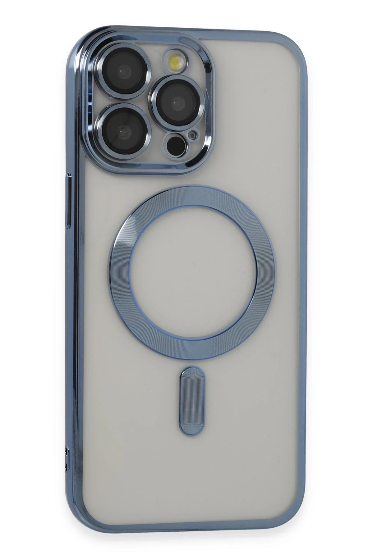 iPhone 14 Pro Max Kılıf Kross Magneticsafe Kapak - Sierra Blue-(5796)