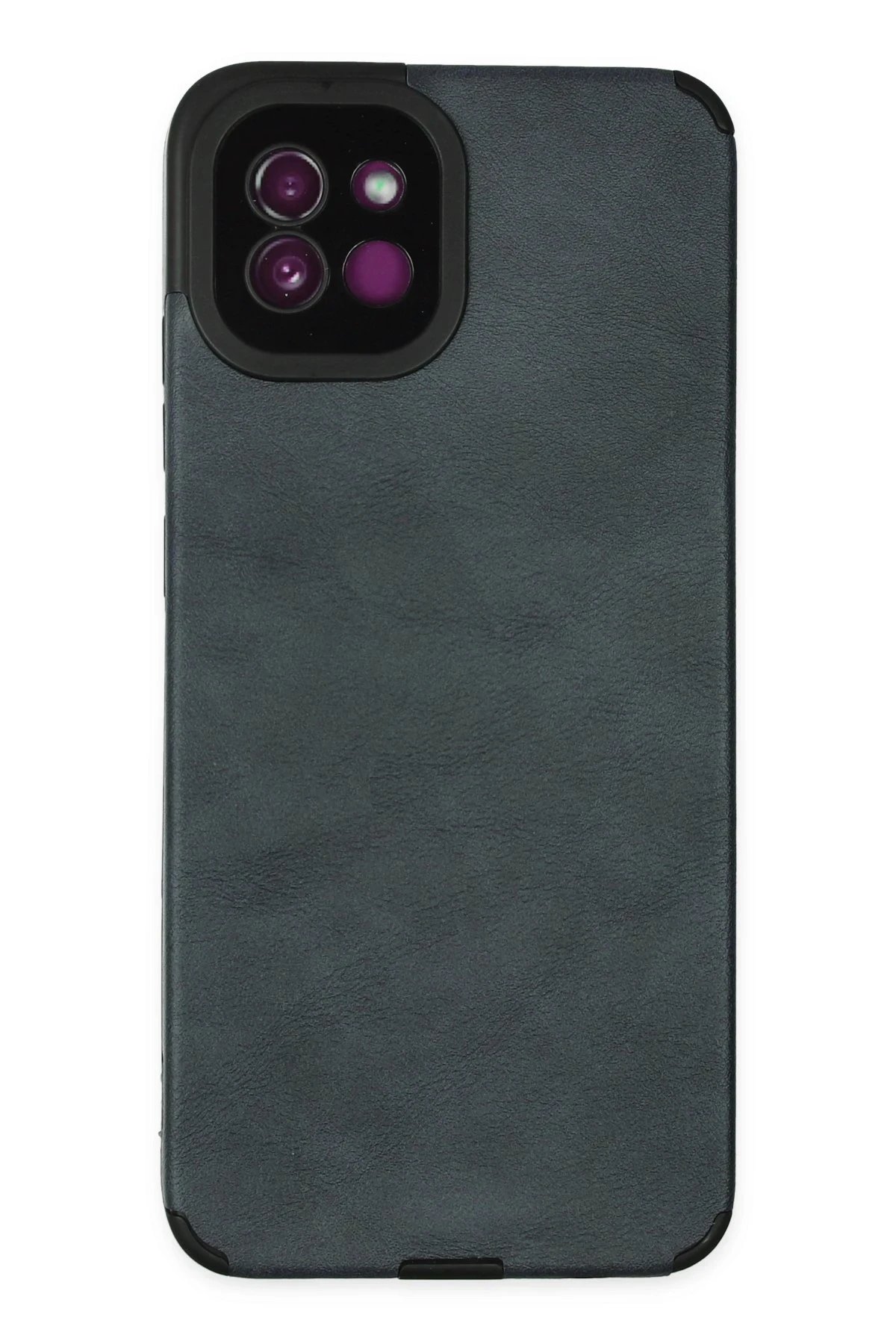 Samsung Galaxy A03 Kılıf Loop Deri Silikon - Lacivert-(5796)