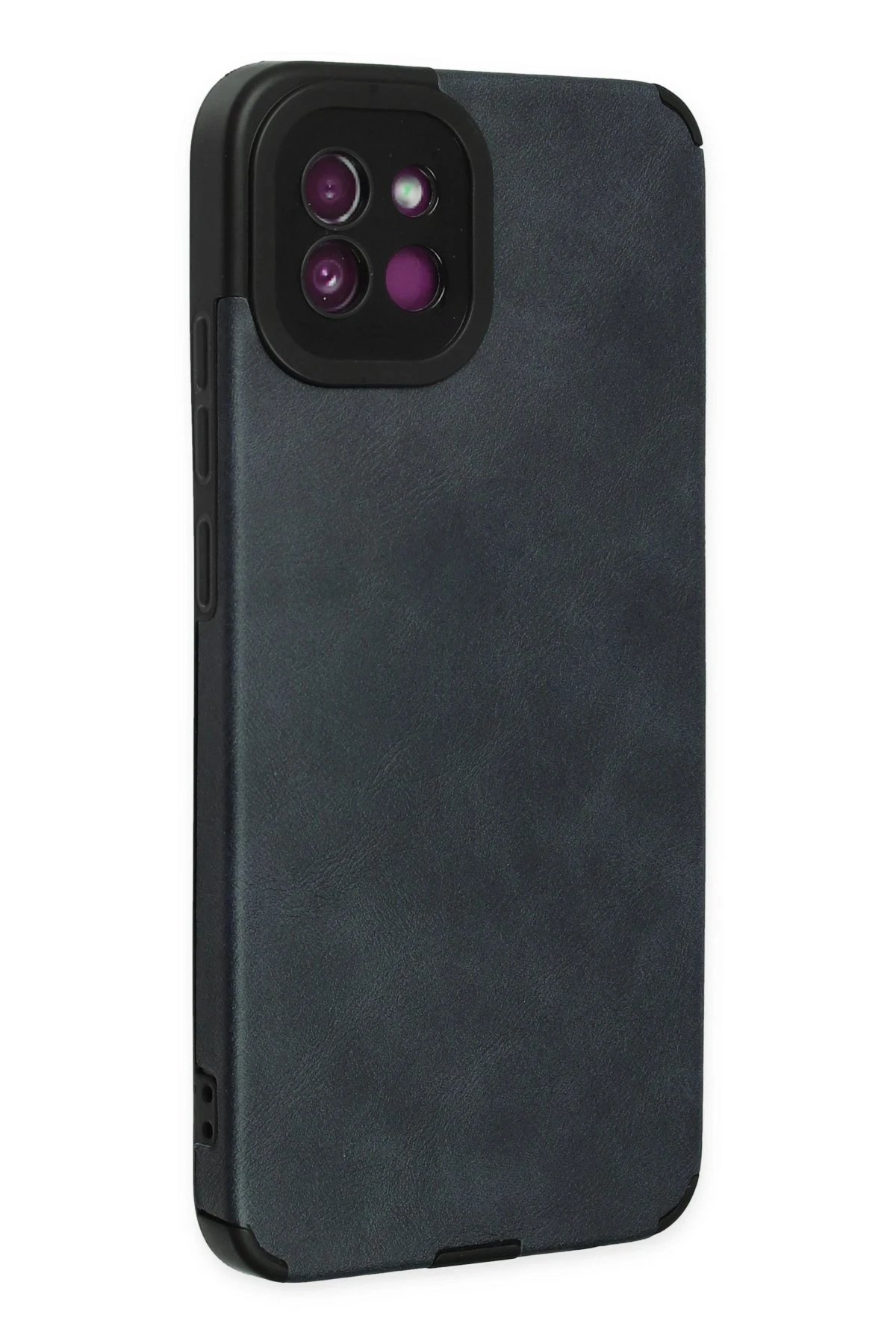 Samsung Galaxy A03 Kılıf Loop Deri Silikon - Lacivert-(5796) - Görsel 2