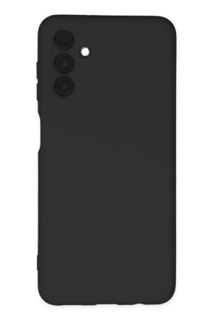 Samsung Galaxy A04S Kılıf Nano içi Kadife Silikon - Siyah-(5796)