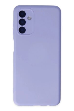 Samsung Galaxy A04S Kılıf Nano içi Kadife Silikon - Lila-(5796)