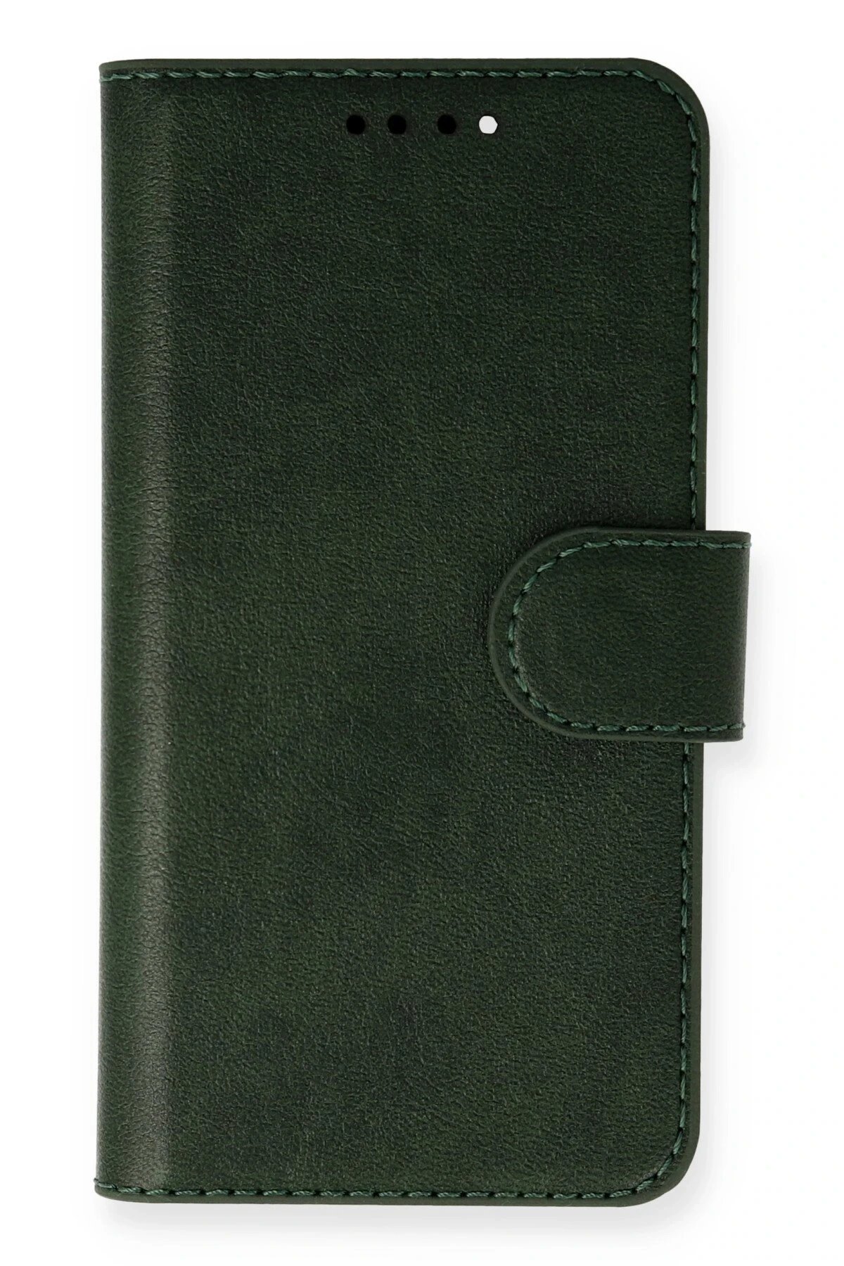 iPhone 14 Kılıf Trend S Plus Kapaklı Kılıf - Yeşil-(5796) - Görsel 4