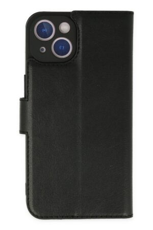 iPhone 14 Plus Kılıf Trend S Plus Kapaklı Kılıf - Siyah-(5796)