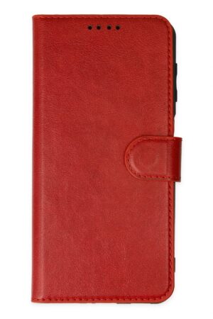 iPhone 14 Pro Kılıf Trend S Plus Kapaklı Kılıf - Kırmızı-(5796)