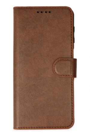 iPhone 14 Pro Kılıf Trend S Plus Kapaklı Kılıf - Taba-(5796)