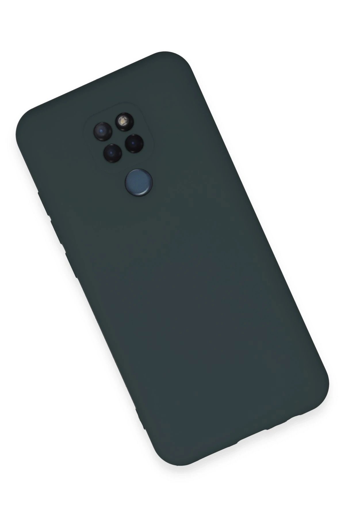 General Mobile GM 20 Kılıf Nano içi Kadife Silikon - Koyu Yeşil-(5796) - Görsel 3