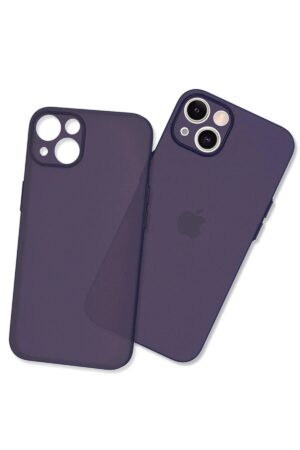iPhone 14 Plus Kılıf Puma Silikon - Koyu Mor-(5796)