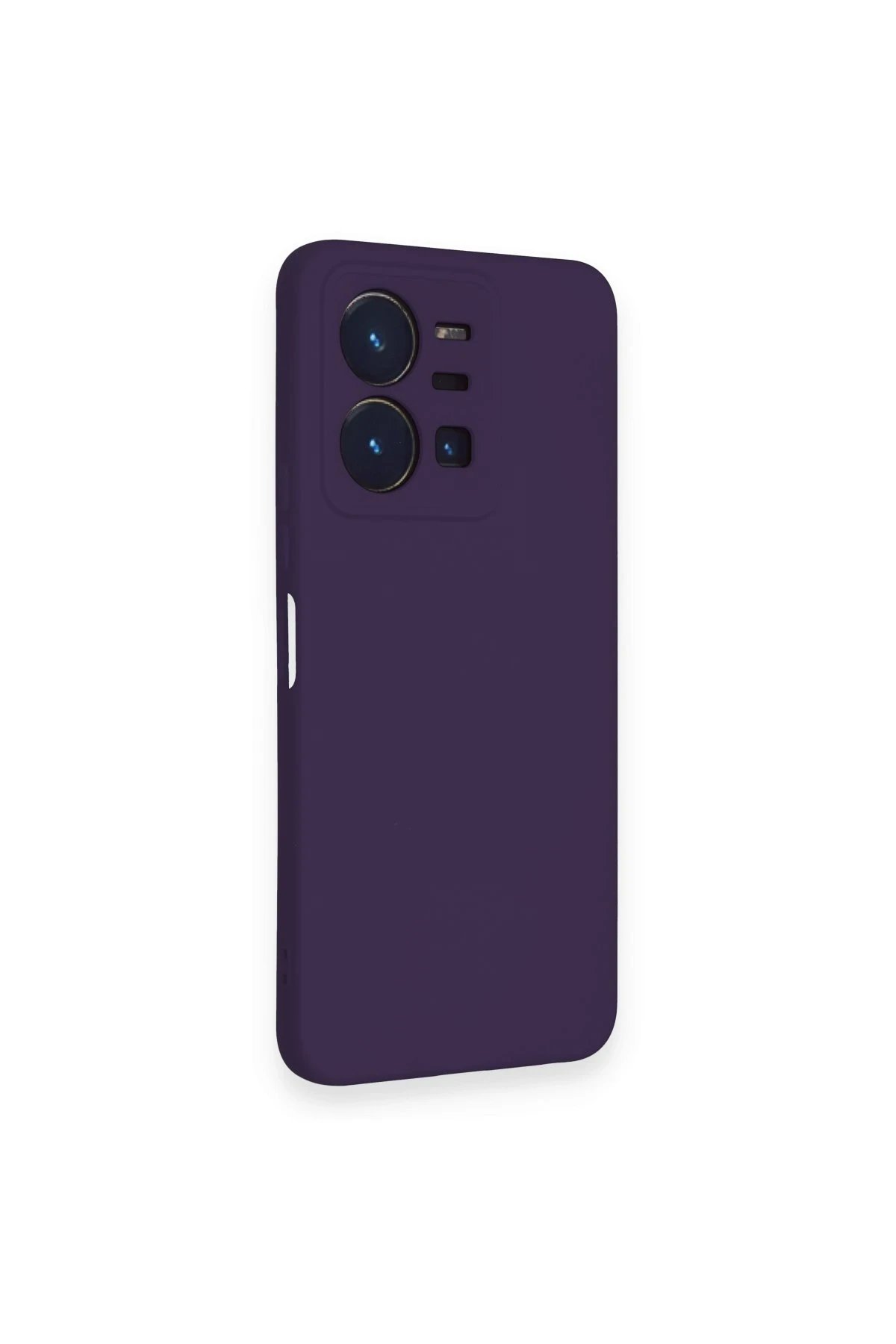 Vivo Y35 Kılıf Nano içi Kadife Silikon - Mor-(5796) - Görsel 2